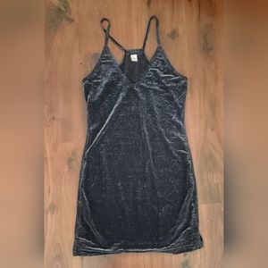 Vintage 90s Black & Silver Dress Size Small